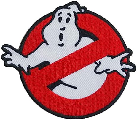 4 Ghostbusters везено железо на лепенка за лого на лепенка, костуми за униформа знак симбол убие тимот на зомби во духот