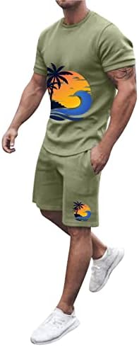 Bmisegm mens одговара големи и високи мажи летна облека со кратки ракави со кратки ракави со кратки кошули со кошула со панталони со кошули