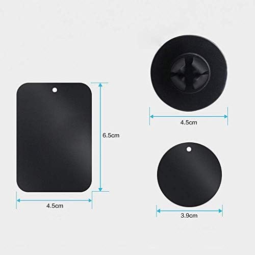 [2 пакет] Универзален држач за вентил за воздух за магнетски автомобил и монтирање компатибилен со iPhone X/8/8 Plus/7/7 Plus/6s Plus, Samsung