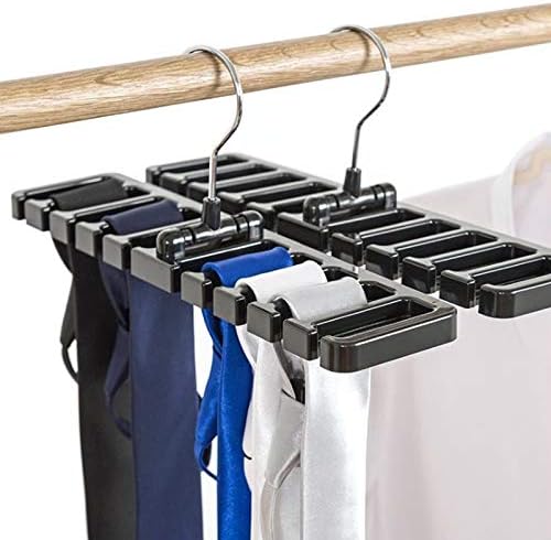 Jeonswod мултифуктивно складирање решетка за складирање на вратоврски Организатор на ротирачки врски држач за чување на гардероба за складирање
