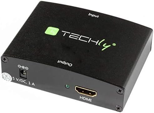 TECHLY IDATA CN-VGA VGA ДО HDMI Конвертор Со Аудио, Црна