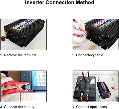 Инвертер на чист синусен бран 4000W инвертори на електрична енергија DC 12V 24V 48V 60V кон AC 220V конвертор со LED дисплеј инвертер