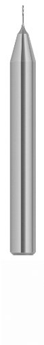 Magafor Solid Carbide Micro Reamer, Spiral Flute, Round Shank, 0,595 mm