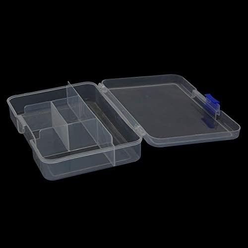 Кутија за складирање на компоненти AUNIWAIG PP, пластични организатор за прилагодлив контејнер за отстранливи решетки за мрежни кутии, 5
