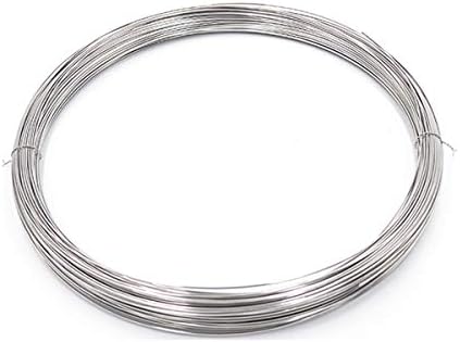 Alremo Huangxing - Не'рѓосувачки челик Средна тврда жица од 0,3 мм до 0,5 мм во дијаметар, тежина 1 кг, 0,4ммкс1000м