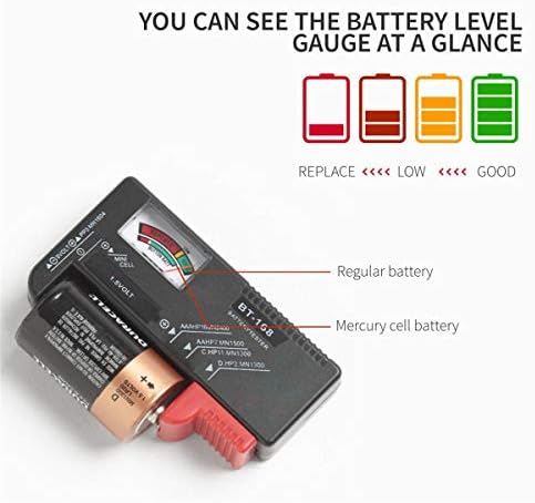 TXY Универзална Дигитална Батерија Тестер Волт Проверка ЗА 9 ААА 9V КОПЧЕ Повеќе Големина Батерија Тестер Напон Метар Алатки