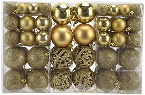 божиќни висечки украси,украси за новогодишна елка,божиќни топчиња, Божиќни Украси Топки, 100 парчиња Отпорни На Топчиња За