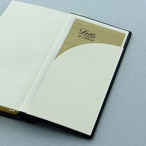 Колекција за потекло на Lett's Note тенок тетратка со големина на џеб со златно пенкало, владееше, 240 страници, крем хартија, 5,75