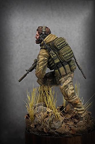 ЕТРИЈЕ 1/24 модел на ликови од смола Авганистан американски командо во војник Die Cast Model Model / FS692