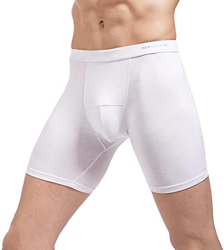 Менс атлетска долна облека машка секси извалкана тесна оставата, удобна дише боксери со широк бенд, машка долна облека