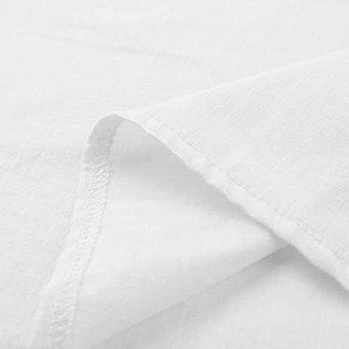 Женска Летна ленена маица лесна Врат На Екипажот 3/4 Ракави Маички Блузи Обични Лабави Обични Кошули Со Блуза
