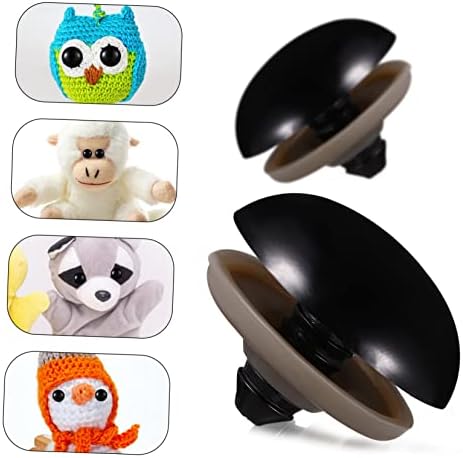 Абаодам 5 поставува животински очи полнети играчки полнети мрзливи кадифен играчки засочувачи за лепење пластични очи за кукли очи за животни