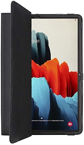 Хама случај за Samsung Galaxy Tab S7 11 инчи и S-Pen со штанд функција Транспарентен магнетски капак со автоматско будење/спиење црна