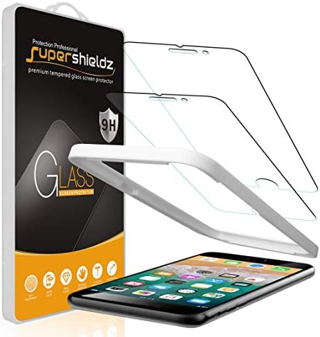 Супершилдз Дизајниран За apple iPhone 8 плус и iPhone 7 плус Заштитник На Екранот Од Калено Стакло Со Анти Гребење, Без Меурчиња