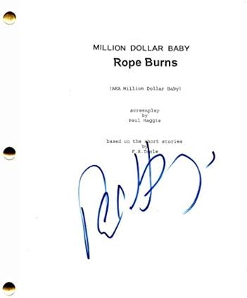 Пол Хагис потпиша автограм - Сценарио за филм за бебиња од милион долари - Морган Фримен, Хилари Сванк, Клинт Иствуд, несреќа,