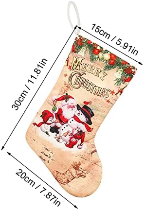 Среќно растенија за куќи персонализирани Божиќни чорапи, вклучувајќи ги и Детските снежни деца Детс со техники за вез за семејни празници Божиќни забави за монист?