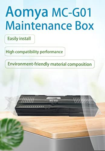 Аомаја MC-G01 Одржување на касети за отпадоци од мастило Единица 1 пакет компатибилен за Canon Maxify GX6020 GX7020.ETC печатачи за отпадоци за