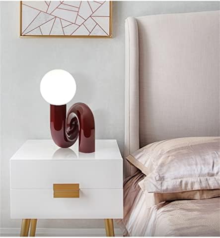 SJYDQ минималистичка стаклена топка спална соба за спална соба светло деца дизајнер на простории за простории за простории за ламба