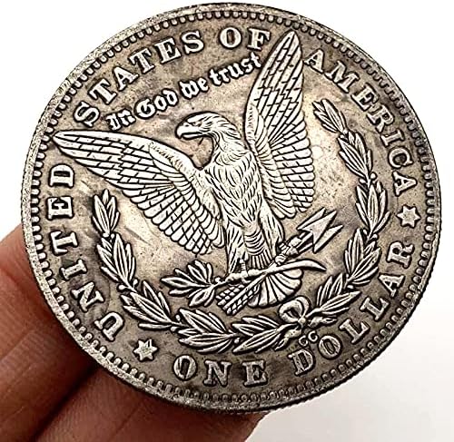 1881 Скитници Монета Скелет Омилени Сребрена Монета Комеморативна Монета Среќа Монета Предизвик Монета Биткоин Колекционерски Монета