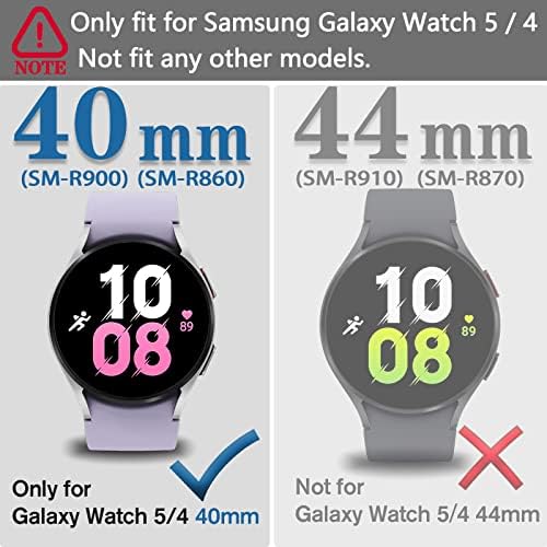 Вугонгјан Случај Компатибилен Со Samsung Galaxy Watch 5 2022 / Galaxy Watch 4 2021 Заштитник на Екранот 40mm 44mm Tpu Додатоци За Целосно