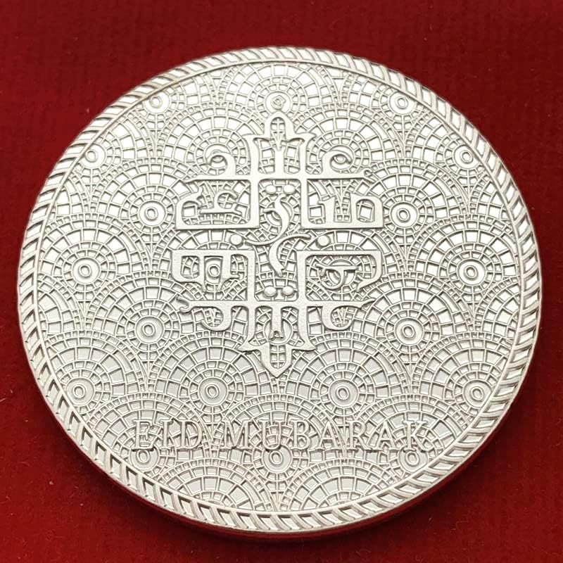 Исламот Муслиман Еид ал-Фитр комеморативна монета сребрена позлатена арапска монета благослов религиозен медал