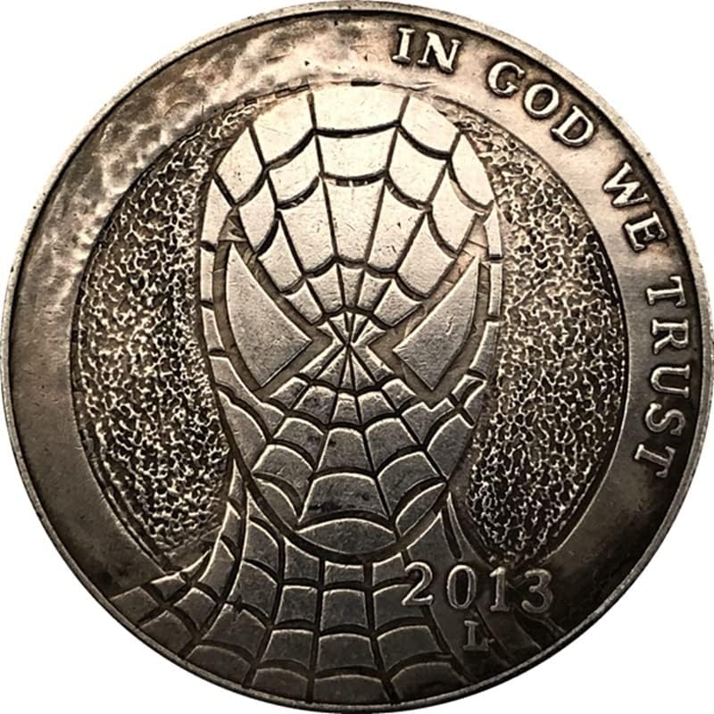 КИНГФЕНГ 38мм Антички Сребрен Долар Монета Американски Морган Скитник Монета Занает 93