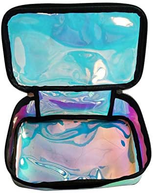 иридентна козметичка торба за патување тоалетна торба холографска торба за шминка комплет за шминка за патување торбичка за
