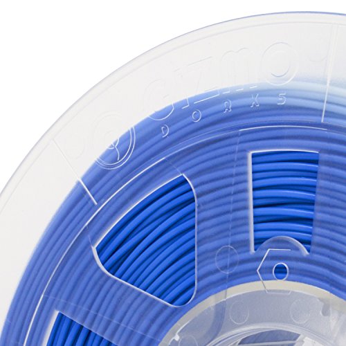 Gizmo Dorks 1.75mm PLA филамент, 1 кг за 3Д печатачи, промена на бојата сина во бела боја