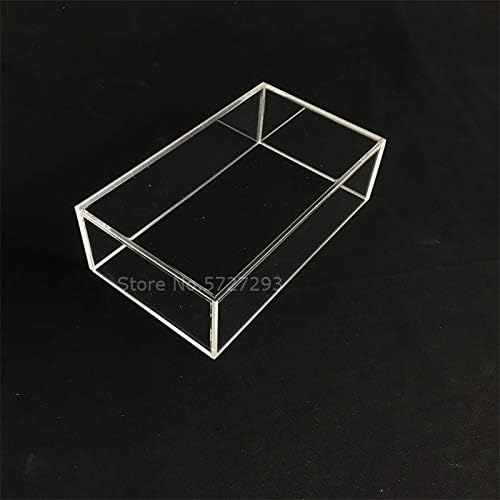 Anncus Clear Acrylic 5 едностран пиедестал за кутија за складирање на декорација на табели Луцит Транспарентна мала скулптура очила за сонце
