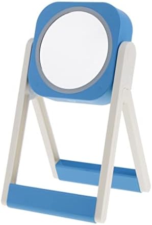 XXXDXDP двострана предводена биро за шминка со ротирачки светло сина спална соба за облекување countertop шминка