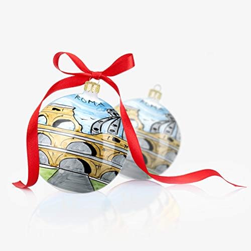 Италијански Божиќни топки украси Роми