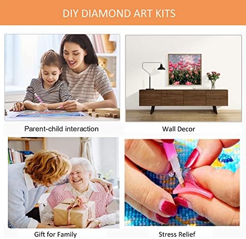 Whitelotous мали комплети за сликарство со 5D дијаманти за возрасни деца-картунски патки дијамантски сликарство, патка, DIY,