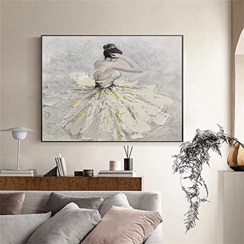 Wdfffe девојка уметност насликано платно рачно изработено масло сликарство со рамка без платно уметнички декор на wallидови