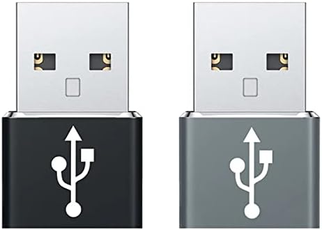 USB-C Femaleенски до USB машки брз адаптер компатибилен со вашиот Techno POP 5 за полнач, синхронизација, OTG уреди како тастатура,