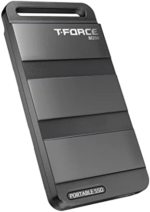 TeamGroup T-Force M200 Portable SSD 250GB USB3.2 Gen2x2 Type-C Прочитајте/Напишете 2000MB/S компатибилен со PS5 & Xbox & Chrome OS