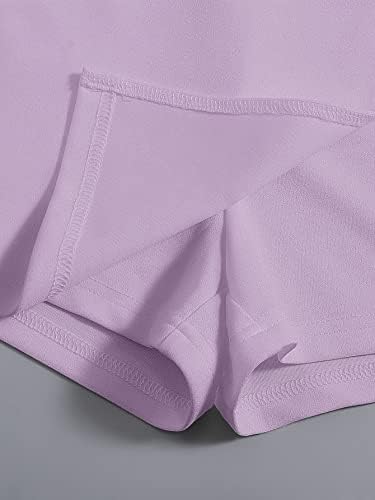 Qbomb шорцеви за жени шорцеви женски шорцеви еластични половини поделени предни шорцеви
