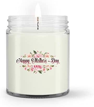 Свеќа од роза, подарок за Денот на мајката, мајки нејзиниот бонус мајка, подароци за жени, украс за домови