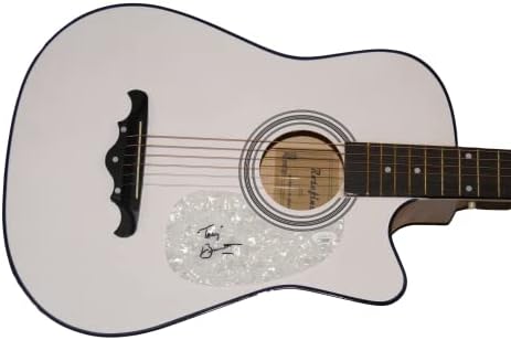 Тони Бенет потпиша автограм со целосна големина Акустична гитара w/Jamesејмс Спенс автентикација JSA COA - Легендарен Крунар, заради тебе,