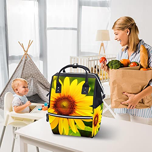 Фантастични Торби За Торби Од Сончоглед Пелена Мумија Ранец Со Голем Капацитет Торба За Пелени За Нега На Бебиња