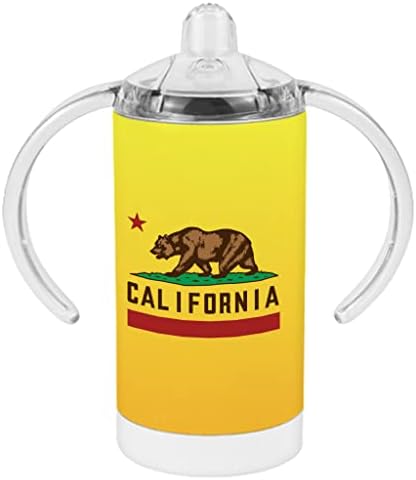 Калифорнија Мечка Сипи Куп - Калифорнија Тематските Бебе Сипи Чаша-Графички Сипи Чаша