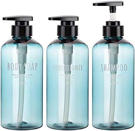 6 пакувања шишиња за туширање за полнење, Segbeauty 16.9oz & 10.1oz шампон балсам за миење на телото, шишиња за миење на телото,