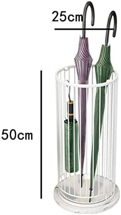 Halалери чадор решетката штанд, држач за чадор, чадор стои чадор штанд мермерна база со куки може да складира долги и кратки чадори, метална