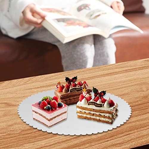 Берглендер Сребрена торта штанд, тркалезен штанд за кекс, штанд за кекс. Може да се користи за роденденска забава, свадбена декорација