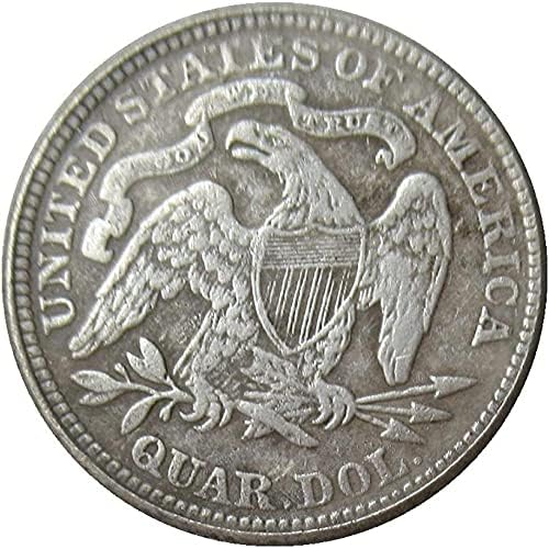 САД 25 Американски Поени Наџија 1869 Сребрена Копија Комеморативни Монети