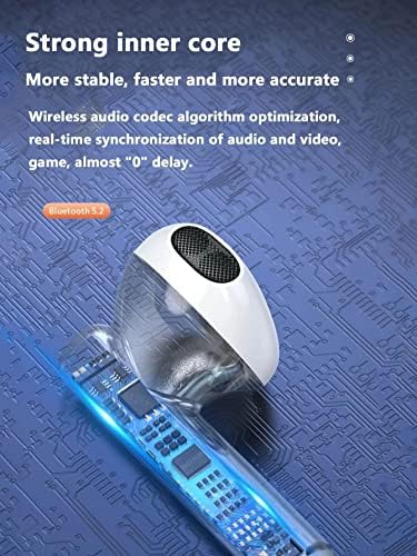 MIOTTE Безжични Слушалки Bluetooth 5.0 Слушалки СО 30h Циклус Playtime Вградени Микрофон IPX6 Водоотпорни Слушалки со Куќиште За Полнење