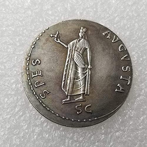 Антички занаети римски монети сребро позлатен бакар за да се направи стари сребрени долари сребрени кружни сребрени монети 11
