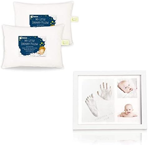 Перница за бело дете и бебешки отпечаток за бебиња пакет за комплет за отпечаток