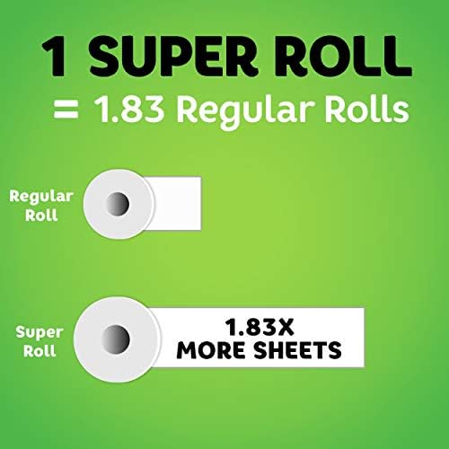Баунти Изберете хартиени крпи со големина, бели, 12 супер ролни = 22 редовни ролни