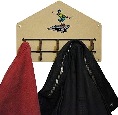 Азееда Скејтер На Рампата Ѕид Монтирани Палто Куки/Решетката