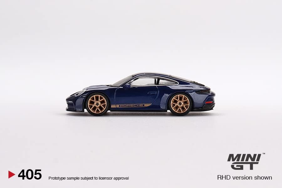 Вистински Скала Минијатури Модел Автомобил Компатибилен Со Porsche 911 GT3 Туринг Ограничено Издание 1/64 Diecast Модел Автомобил